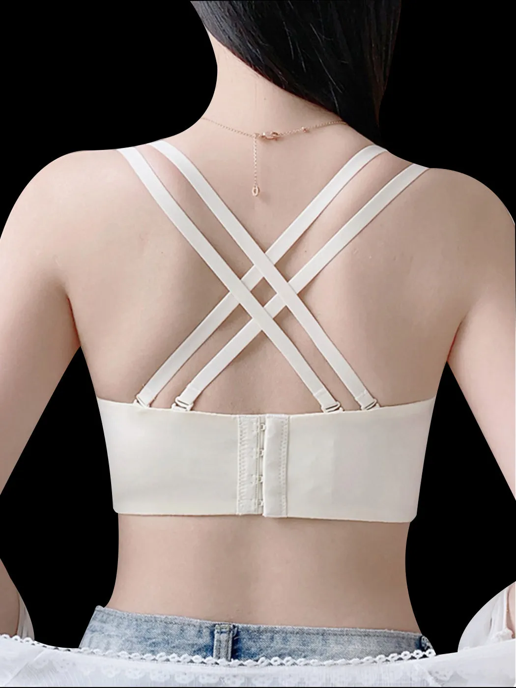 Strapless Non-Slip Push-Up Invisible Bra