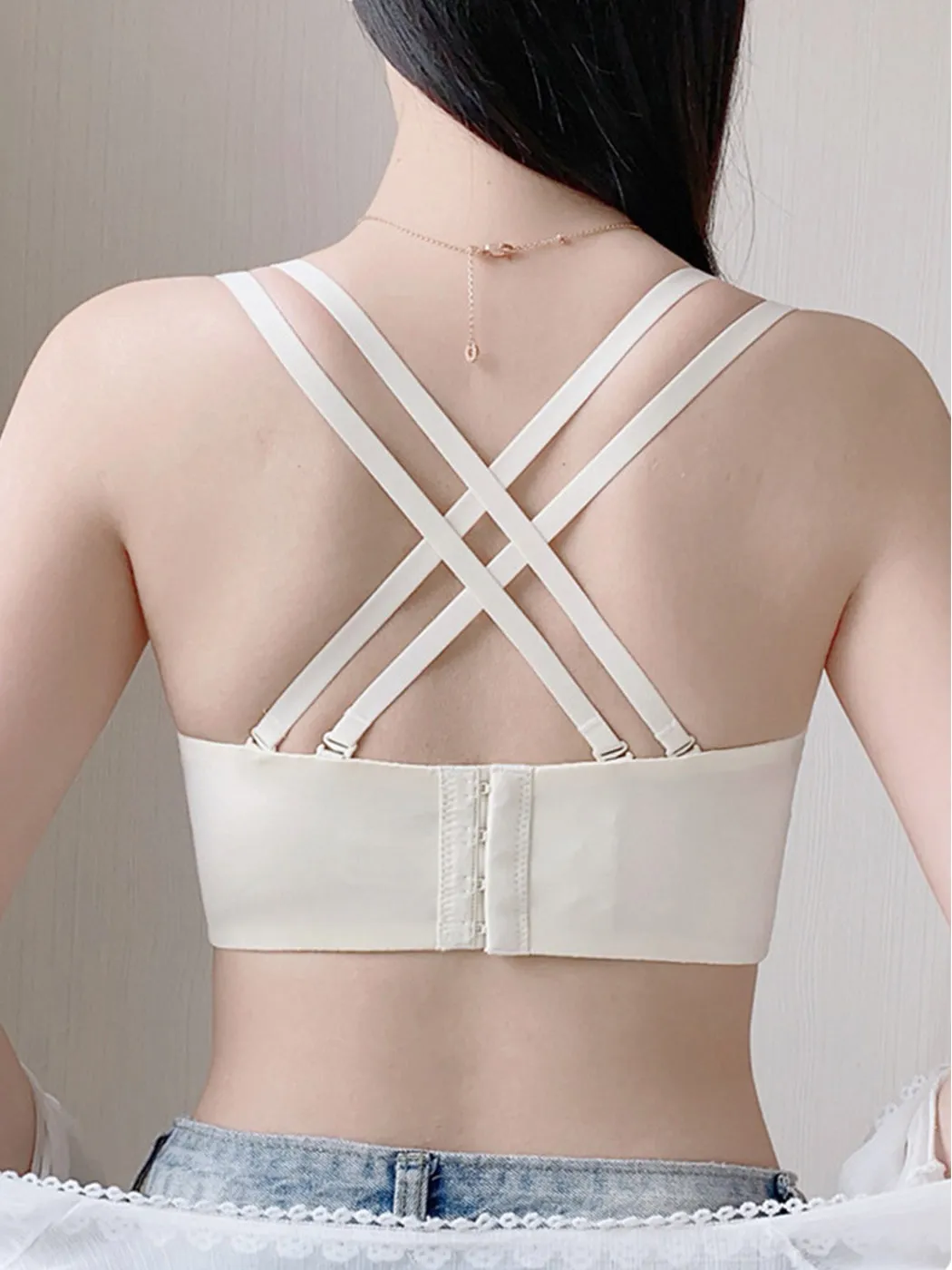 Strapless Non-Slip Push-Up Invisible Bra