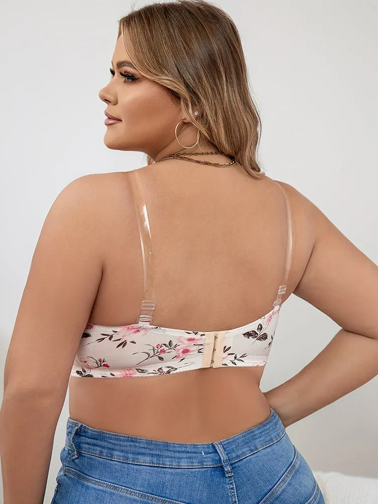 Underwire Push-Up Bra Breathable Front Closure Bras