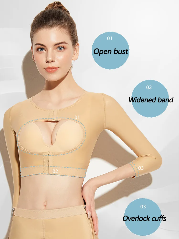 Upper Arm Push Up Support  Posture Corrector Tops Shapewear