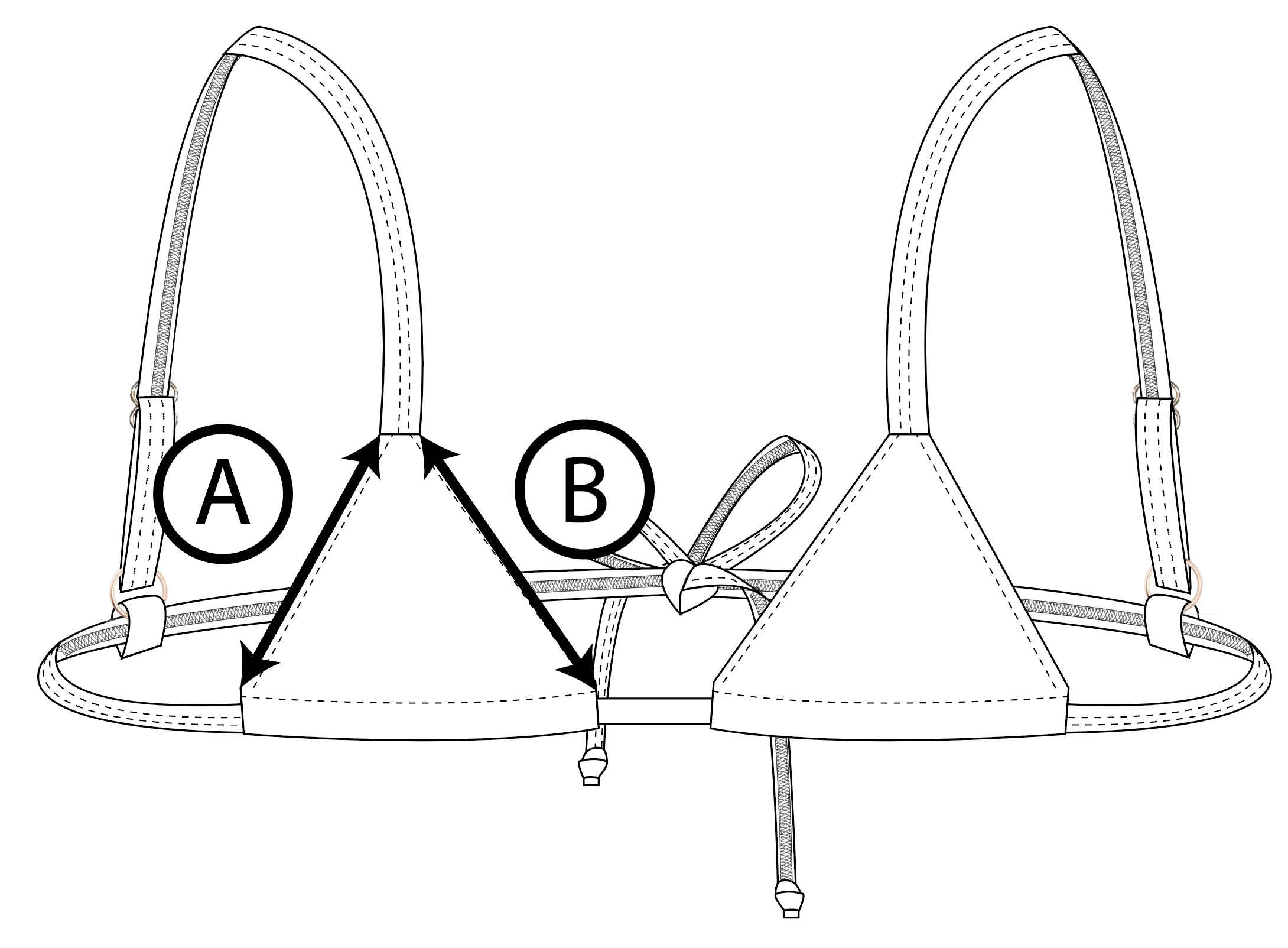 Vice Triangle 2.0 Bikini Top - Deadstock Sand Dancer