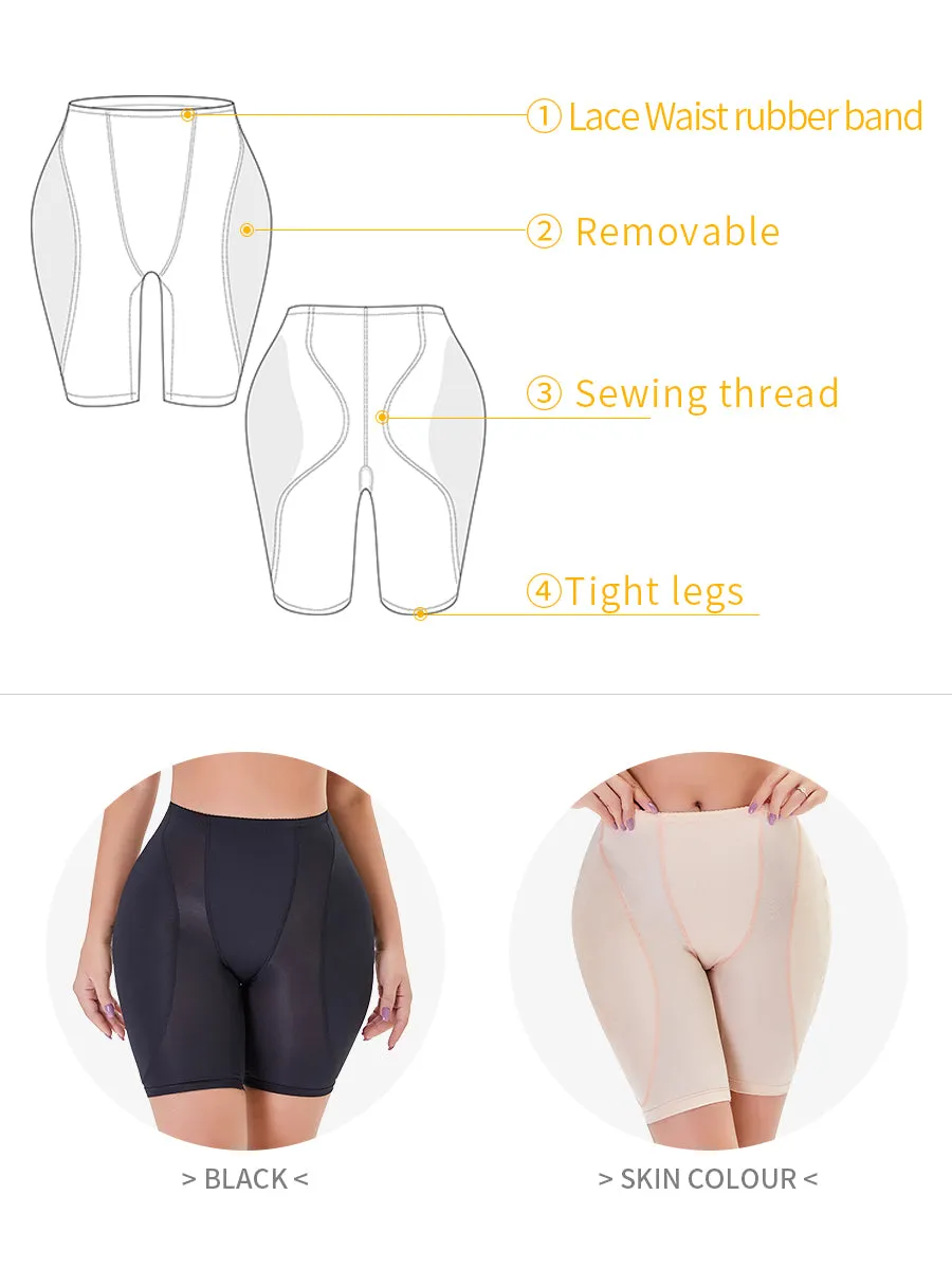 Women Low-Waist Butt Enhancer Tights Shapewear