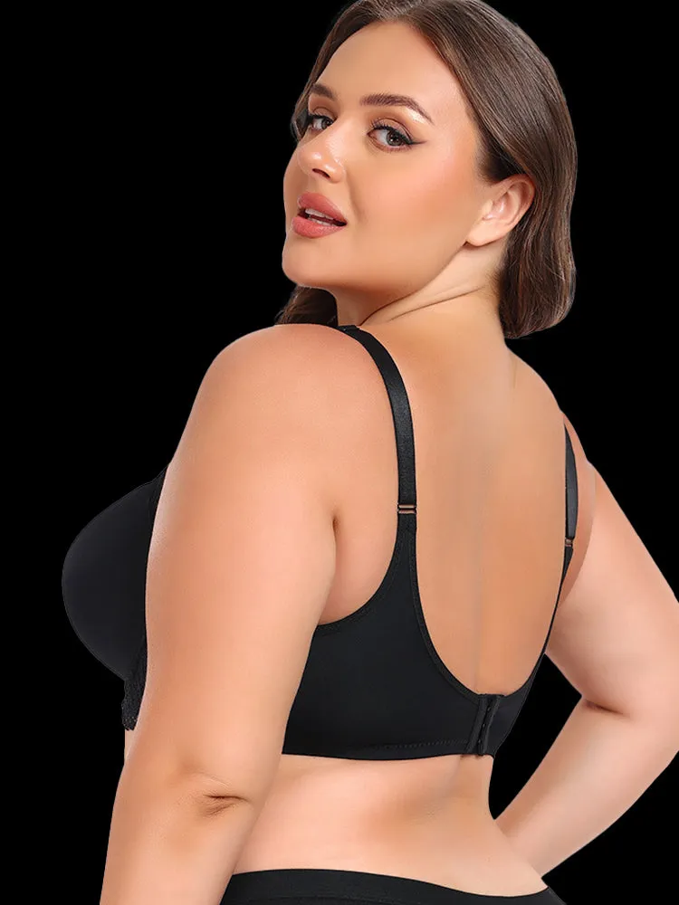 Women's Lace Trim Breathable Push-Up Bras
