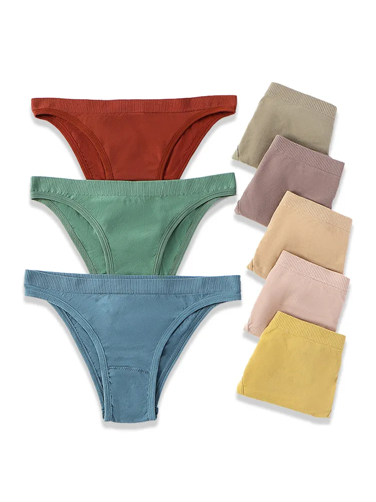 Women's Sexy Low-Rise Seamless Sports T-Back Thong
