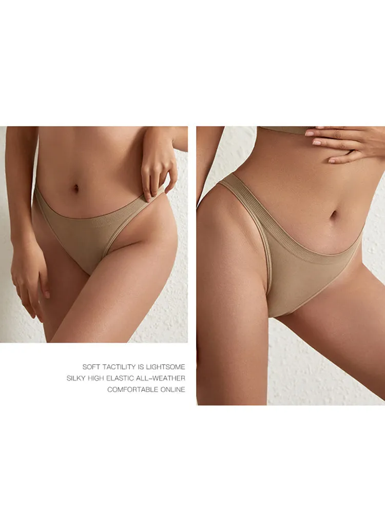 Women's Sexy Low-Rise Seamless Sports T-Back Thong