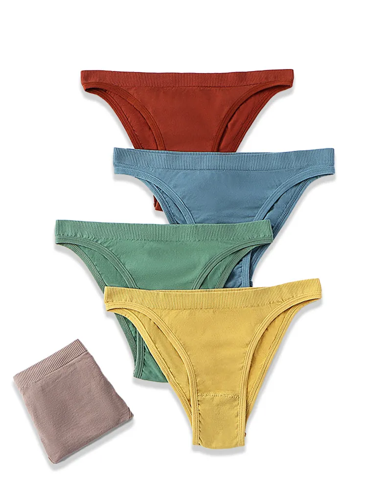 Women's Sexy Low-Rise Seamless Sports T-Back Thong