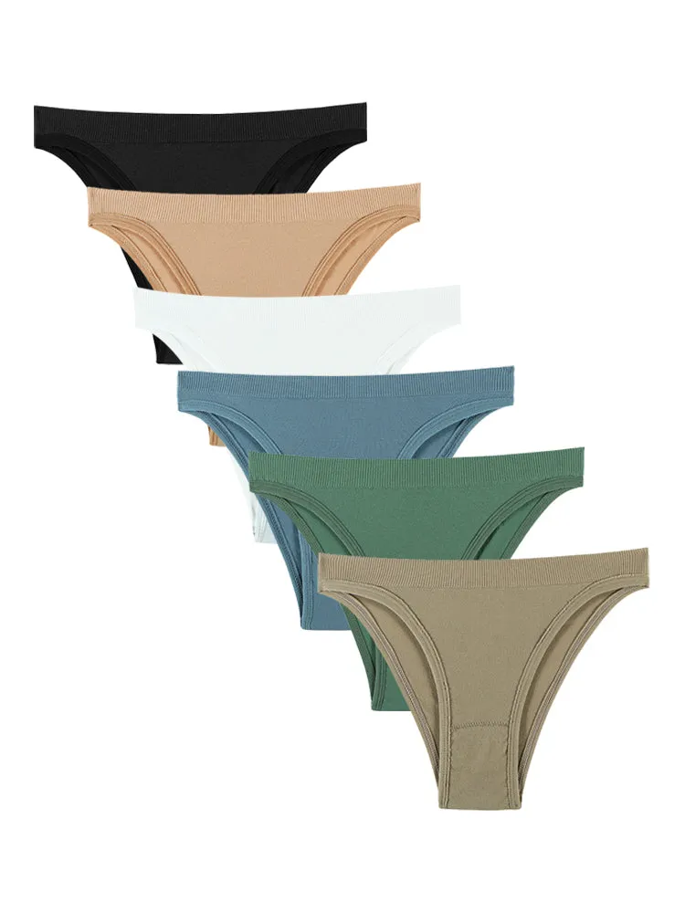 Women's Sexy Low-Rise Seamless Sports T-Back Thong