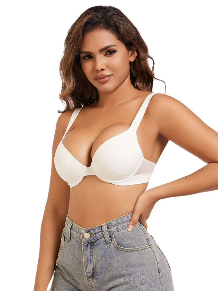Women's Sexy Plus Size Smooth Push-Up Bra – Flexible Underwire Lift